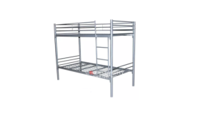 Customized Double-Size Metal Bunk Bed: Affordable Student and Worker Accommodations